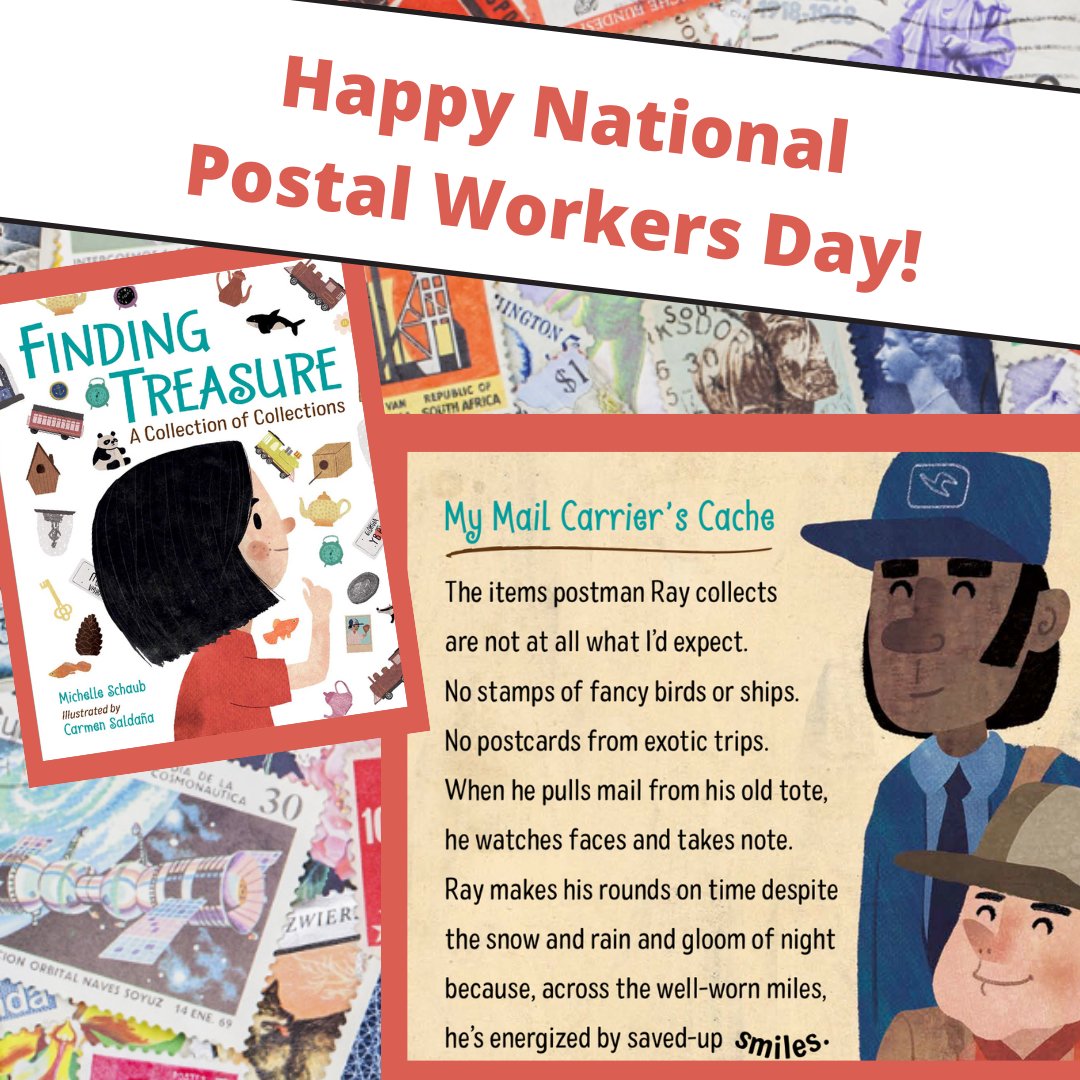Michelle Schaub (@schaubwrites) on Twitter photo A poem from FINDING TREASURE to say THANK YOU to all the postal workers on National Postal Workers Day! michelleschaub.com/finding-treasuโฆ <a href="/charlesbridge/">Charlesbridge</a> A poem from FINDING TREASURE to say THANK YOU to all the postal workers on National Postal Workers Day! michelleschaub.com/finding-treasuโฆ <a href="/charlesbridge/">Charlesbridge</a>