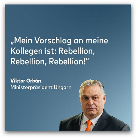 😍🇭🇺ORBÁNS AUFRUF gegen den EU-TERROR zu rebellieren!🇭🇺😍