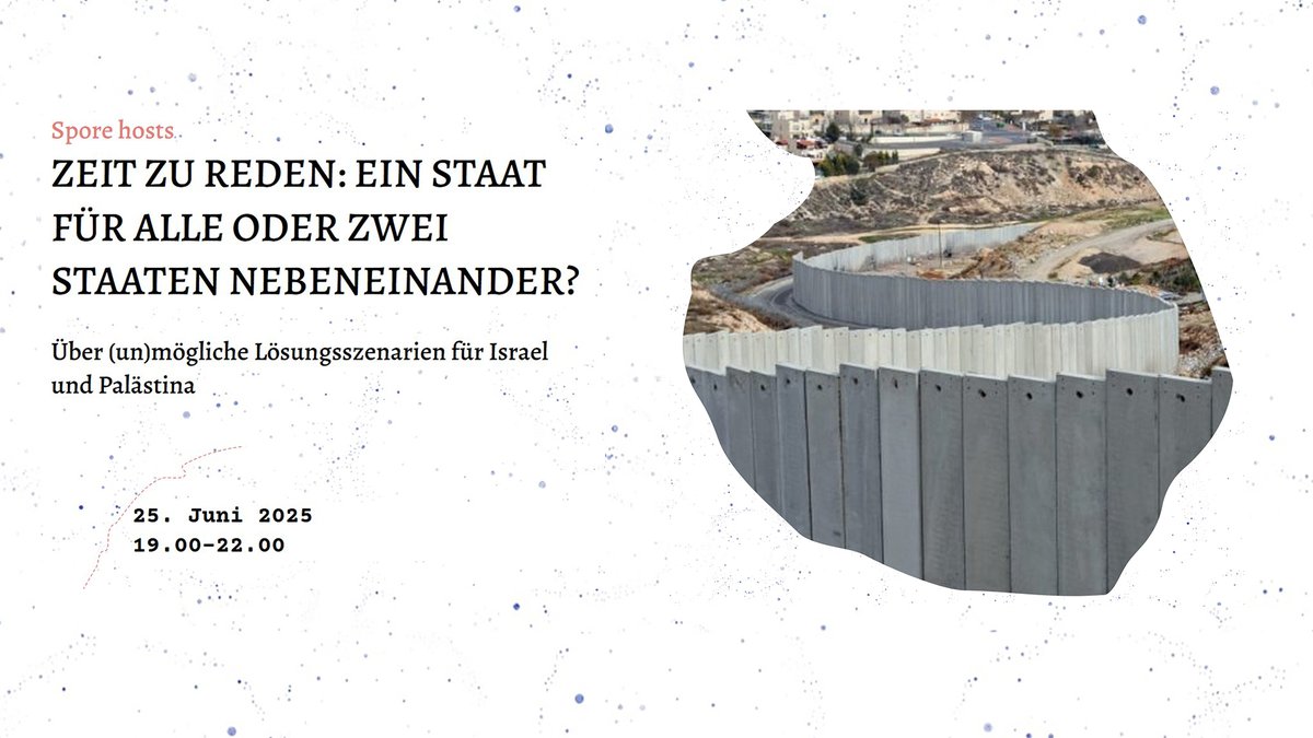 Zeit zu Reden: Ein Staat für alle oder zwei Staaten nebeneinander?

publicsolidarity.de/zeit-zu-reden-…