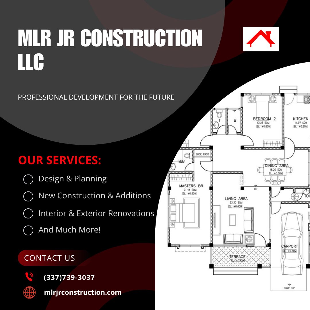MLRJRConstr's tweet photo. 🔨Building the Future🏠

Let's create something great together - what's your next project?

Comment INFO if you'd like to receive a personalized quote! https://t.co/4HJvK9GZKm