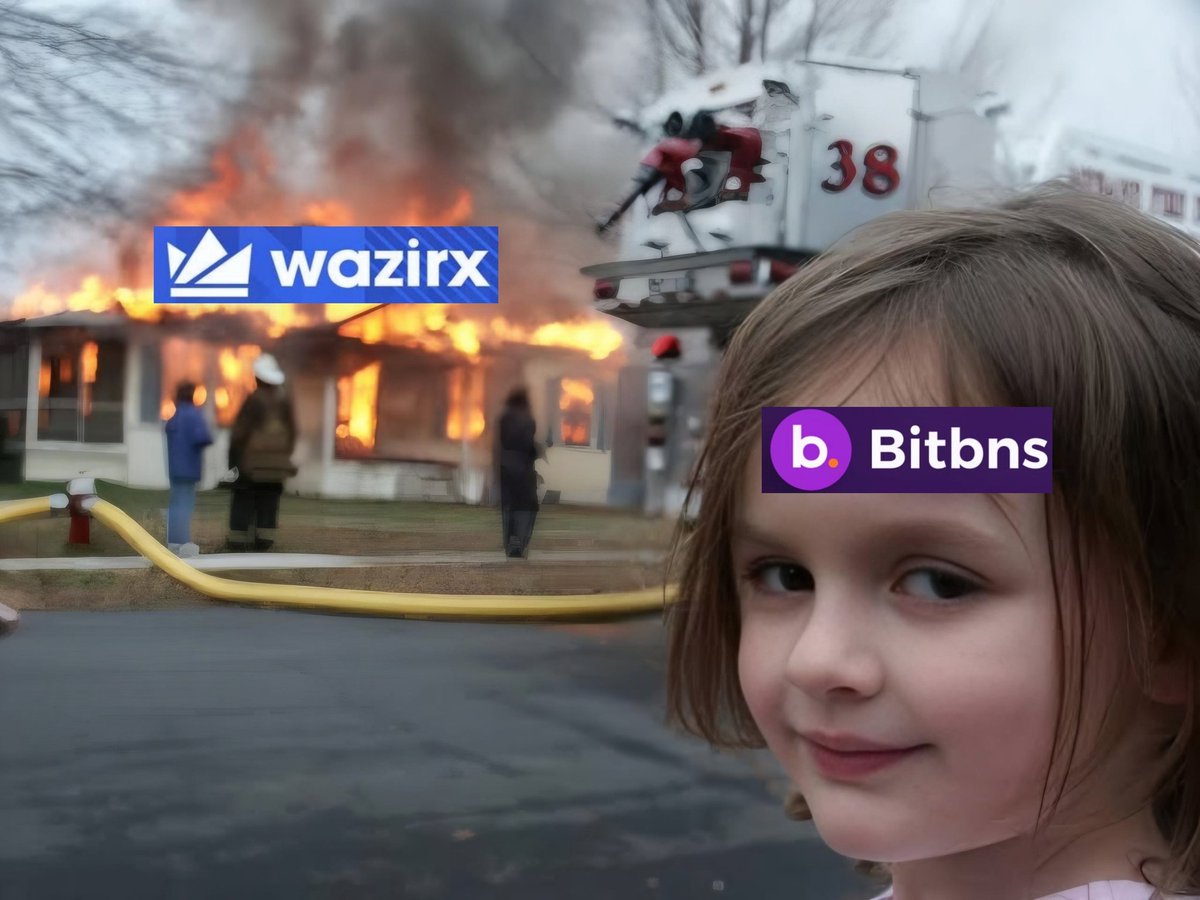 While everyone eyes is on #WazirX , don't forget what #bitbns is doing to 🇮🇳 users

WazirX 🤝 Bitbns = Withdrawals ❌️

🤷🏻🙄