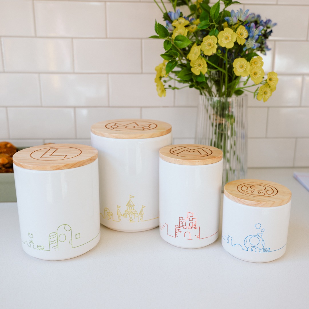 NintendoStoreUS's tweet image. Ceramic jars to help make every baking experience a superstar moment!⭐️
Available at:
📍Nintendo NEW YORK
📍Nintendo SAN FRANCISCO