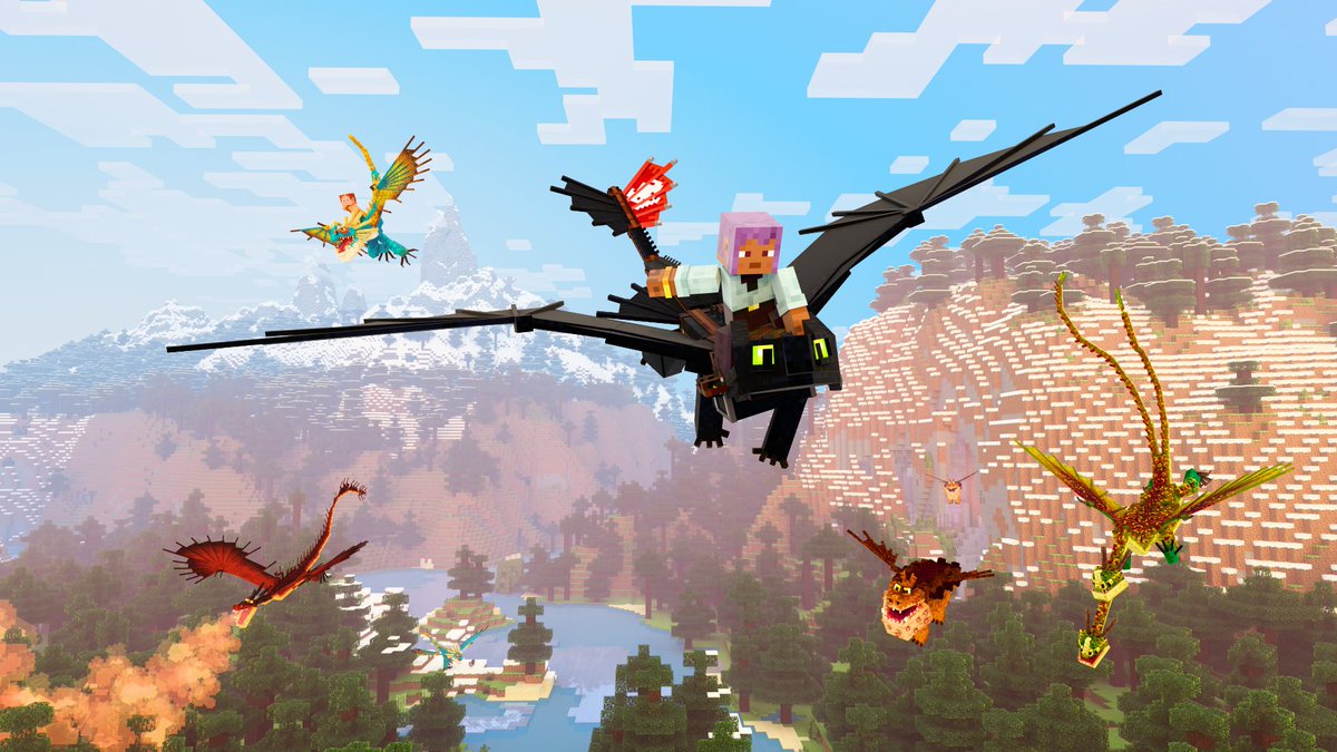 🐉What do you say, bud? 🌎

🌍 One more flight around the overworld? 🐲

#howtotrainyourdragon #minecraft