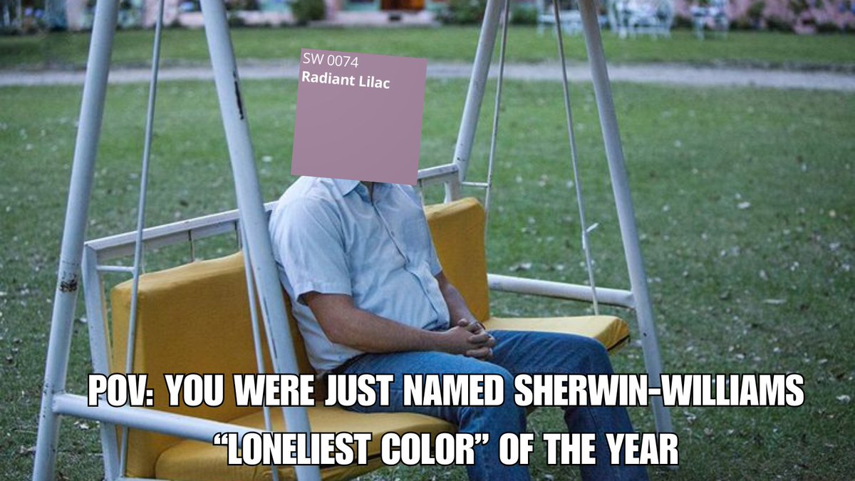roepainting's tweet image. And the least tinted color of the year award goes to...Radiant Lilac. 

Someone give them some love. 💔

@SherwinWilliams
#sherwinwilliams #paintcolors