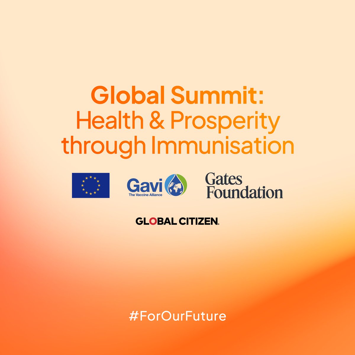gavi's tweet image. Many thanks to the European Council, European Commission and @GatesFoundation for co-hosting the Global Summit: Health &amp;amp; Prosperity through Immunisation. Your leadership and partnership were integral for helping us write the next chapter in Gavi’s history. #ForOurFuture