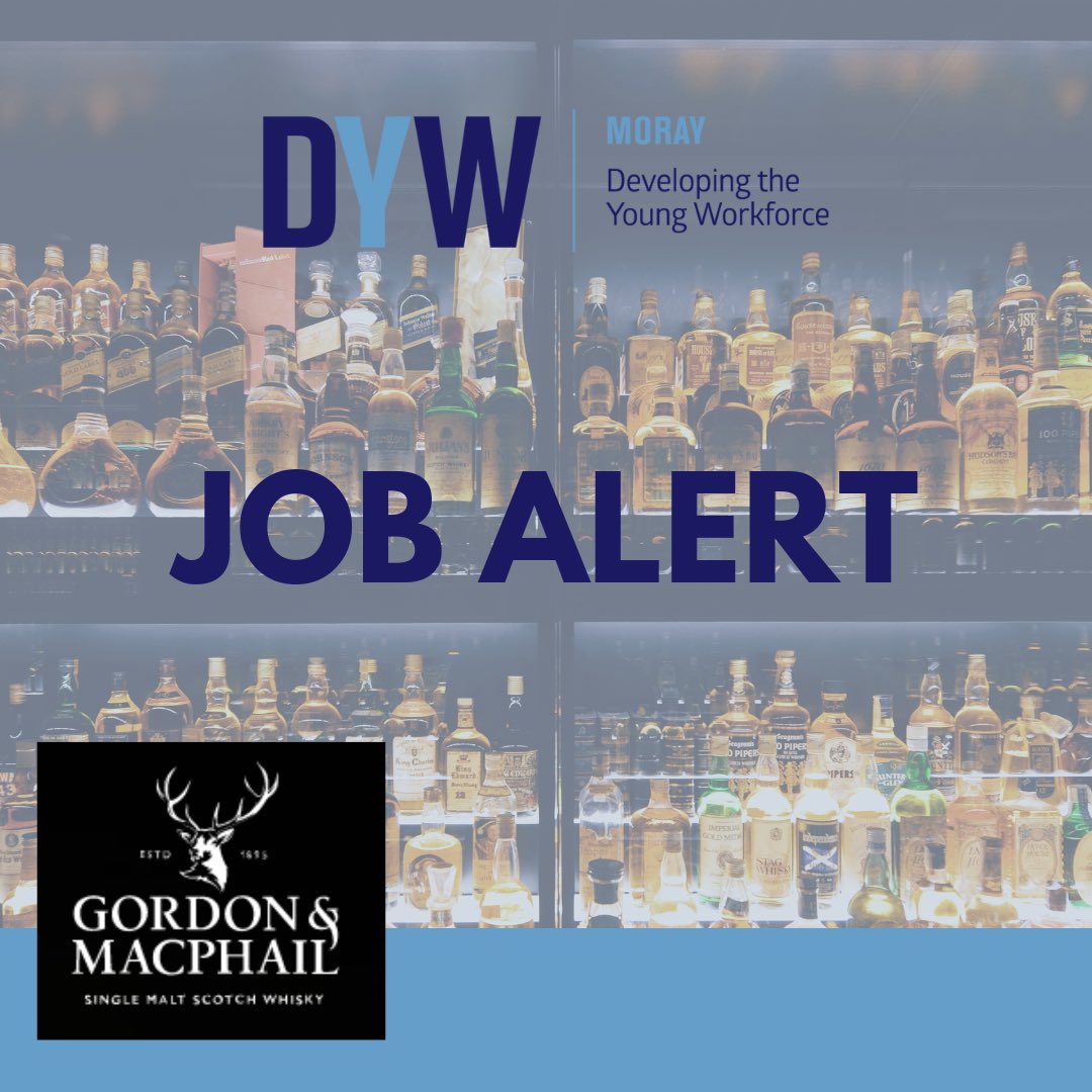 DYWMoray's tweet image. 👀JOB OPPORTUNITY👀
Gordon and Macphail are looking for a Whisky Advisor to join the team in Elgin!
For more information or to apply for this role - dywmoray.co.uk/jobs/
📆Apply by Friday 4th July!