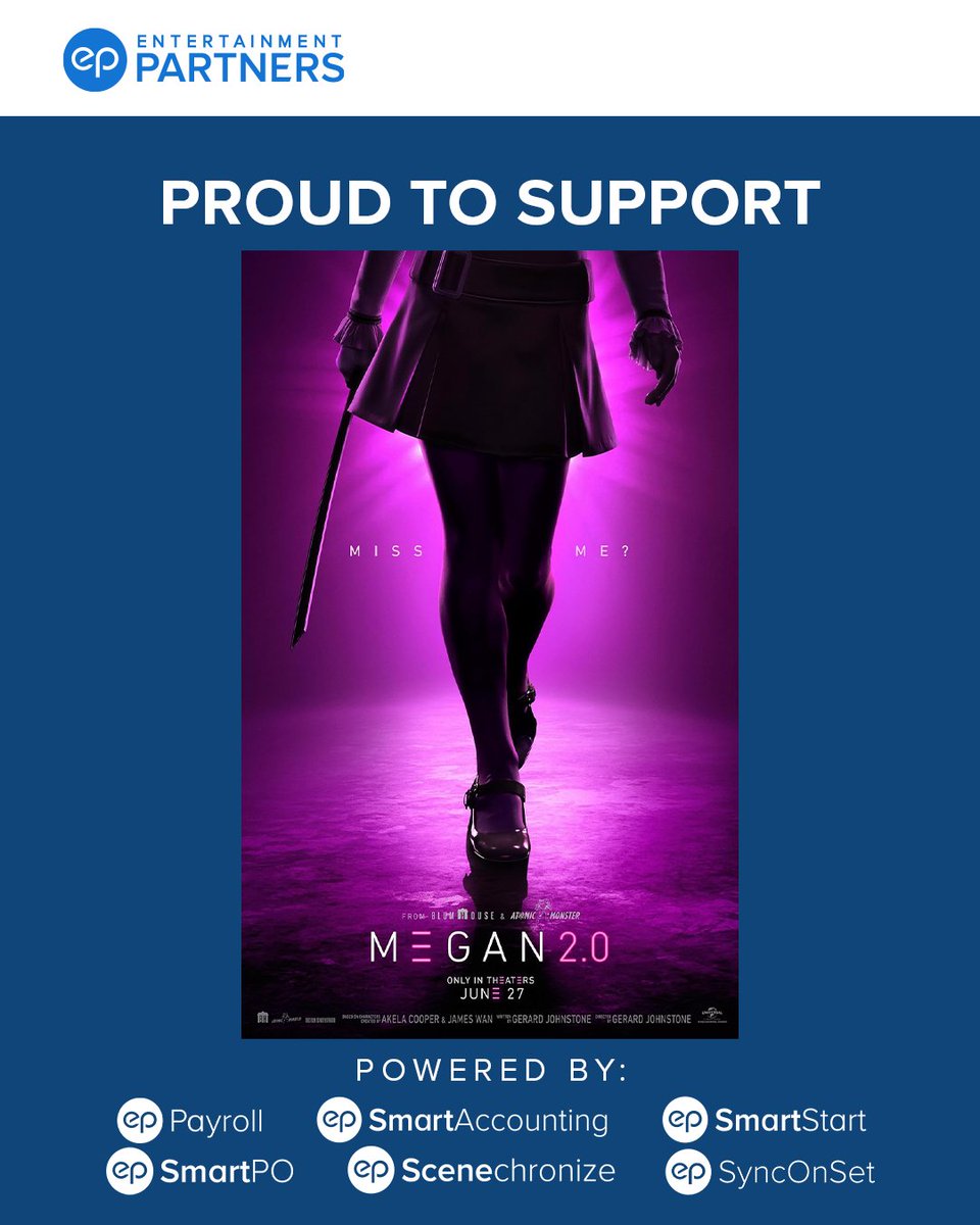 EntPartners's tweet image. Theaters: #BradPitt leads the summer #blockbuster #F1, while #M3gan returns with a vengeance in the #horror hit, M3gan 2.0, both in theaters worldwide!
Streaming: #TheBear returns for its 4th season on #Hulu!
#ProudtoSupport #EPpaid #Weekendwatch