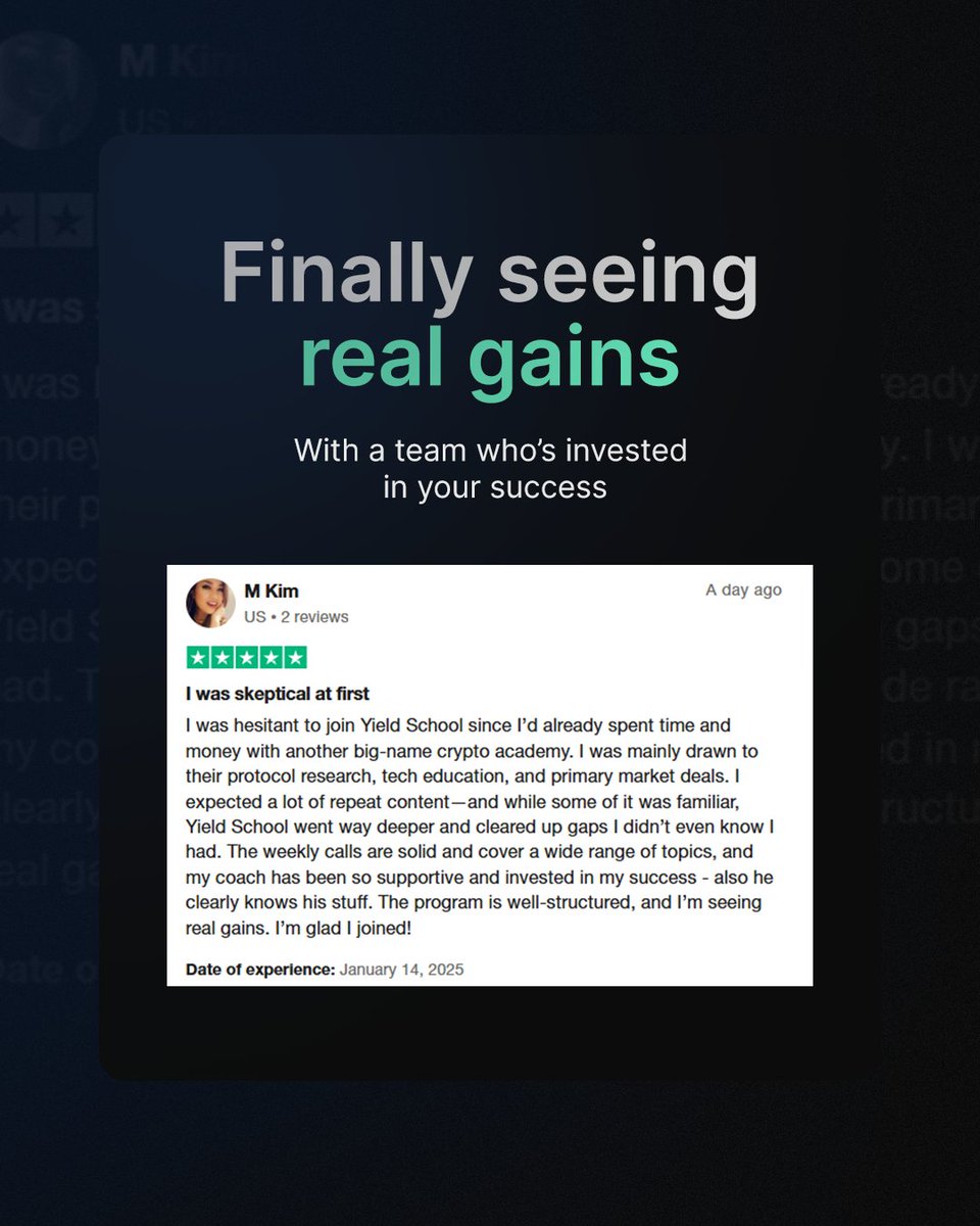 Our service is different from everything else.

Many of our clients came from different consultancies and courses that had not quite delivered what they needed.

They became skeptical of any crypto-related services.

Until they found us.

Here's what we offer to help you see real