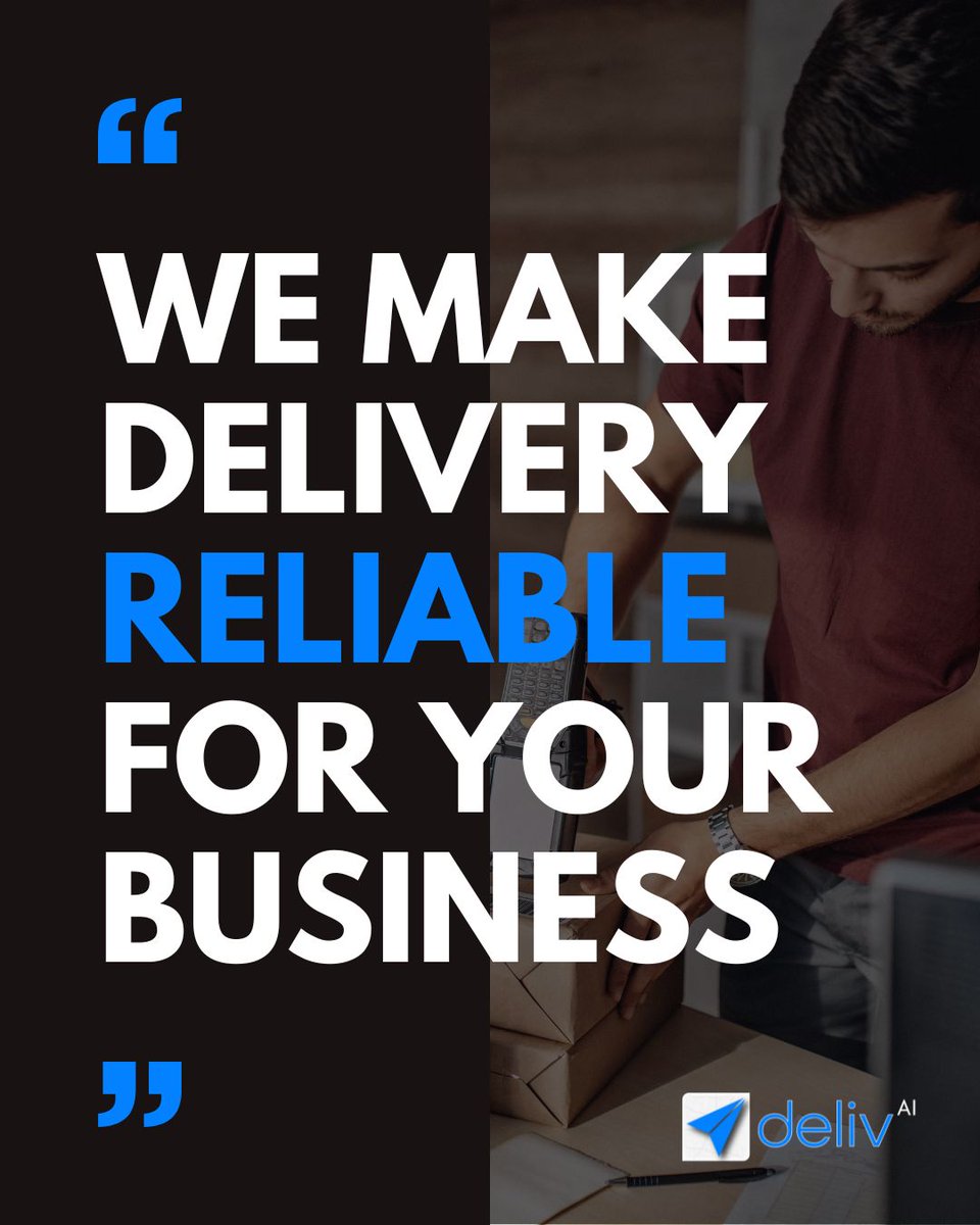 deliv_AI's tweet photo. 📦 Reliable Delivery, Every Time. 🕒

✅ No more missed windows
✅ No more excuses from gig drivers
✅ Just reliable, same-day local delivery that works

Because your brand reputation travels with every package.

#ReliableDelivery #BusinessLogistics #CustomerExperience https://t.co/60ipDadPzb