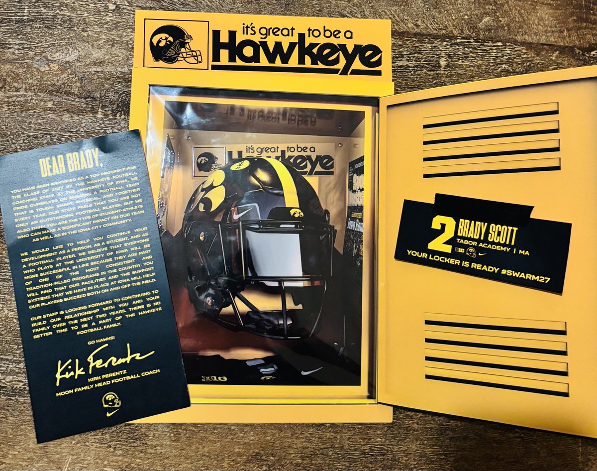 Appreciate the love <a href="/HawkeyeFootball/">Hawkeye Football</a>‼️🟡⚫️

<a href="/TylerBarnesIOWA/">Tyler Barnes</a> <a href="/RhettSmeins/">Rhett Smeins</a> <a href="/CoachManson16/">Coach Manson</a> <a href="/Spauldingiowa/">Matt Spaulding</a> <a href="/CoachParkerIowa/">Phil Parker</a> <a href="/kringlenfb/">Sam Kringlen</a>