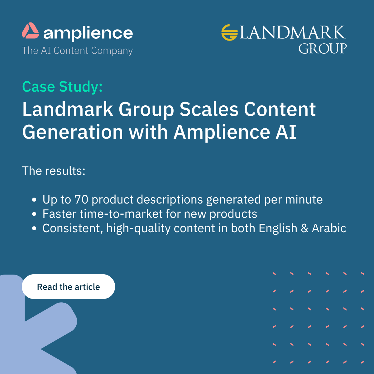 Landmark Group generates up to 70 product descriptions per minute with AI automation. 

⚡ Faster time to market. 
💬 Consistent brand voice. 
🌍 Multilingual content at scale. 

This is how retail transforms: hubs.la/Q03clSyL0