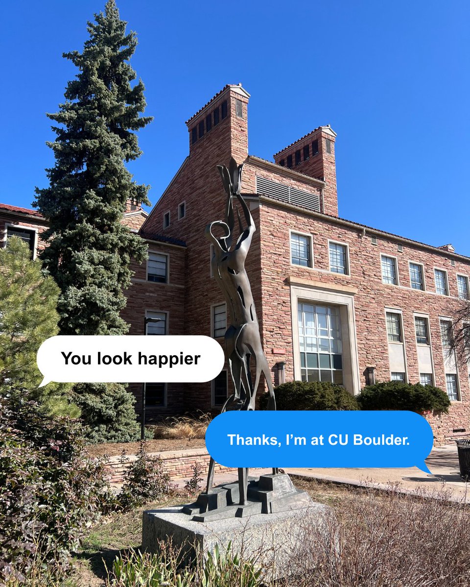 CU Boulder Arts and Sciences (@cuartssciences) on Twitter photo Always happiest @cuboulder. 💛🖤 Always happiest @cuboulder. 💛🖤