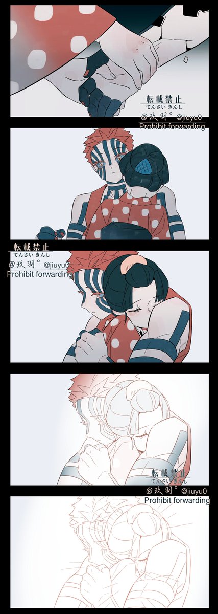 jiuyu0's tweet image. 是新手书一一
bilibili:b23.tv/c7DJisD
一个心心念念了很久的手书,很开心
其实几个月前就在准备了,六月没画其他画努力了一下把这个手书画完了(*σ´∀`)σ
每次都有很多话想说,开始写又什么都说不出来,但我真的很爱你们两个人
#狛恋 #狛治 #恋雪 #猗窩座 #鬼滅の刃