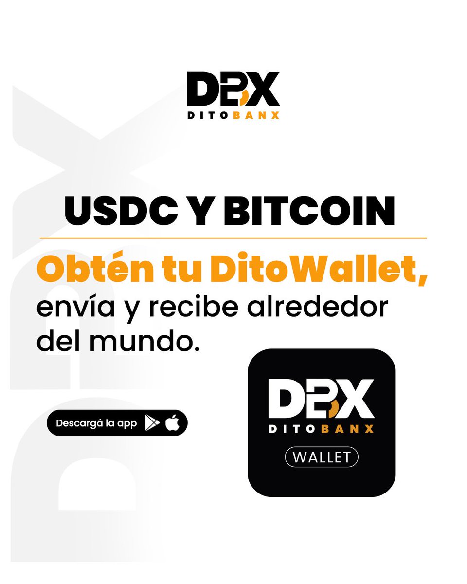 Ditobanx's tweet image. USDC y Bitcoin al instante.
Obtén tu DitoWallet y envía fondos donde quieras, cuando quieras.

Sin fronteras, sin complicaciones. 

¡Descarga aquí!: ditobanx.com

#DitoWallet #USDC #BTC #FintechLatam
