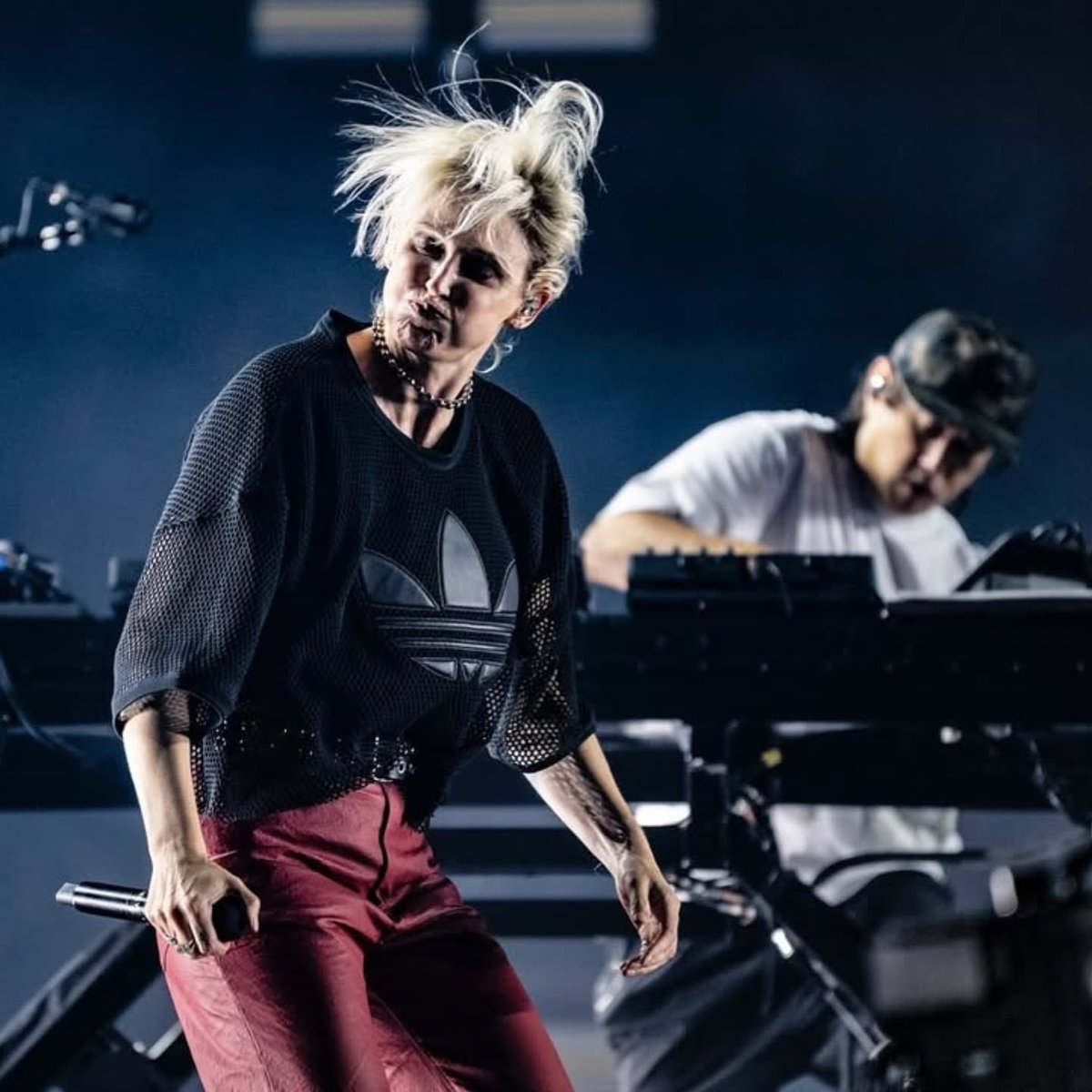 Emily Armstrong 🖤 Adidas x Jeremy Scott Mesh Top, $95 Arnhem