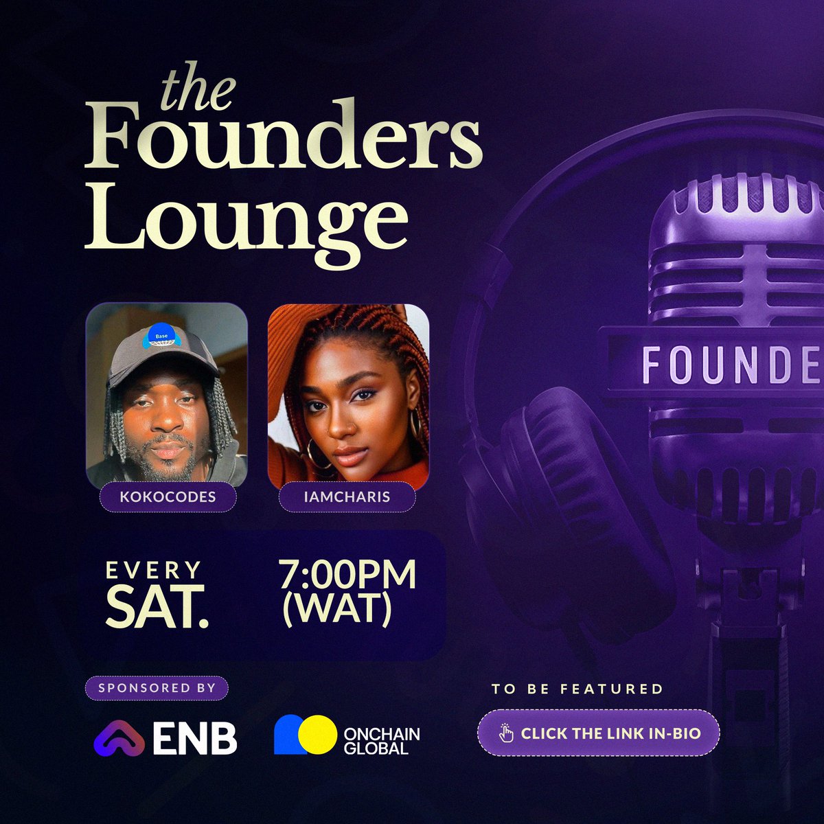 Introducing The Founders Lounge🗣️

Last year, we did a test run and had over 13,000 viewers. Founders gained maximum visibility, connected with interested users (and vice versa), and much more.

Now, we’re bringing back our live Spaces, but this time, it’s going to be even