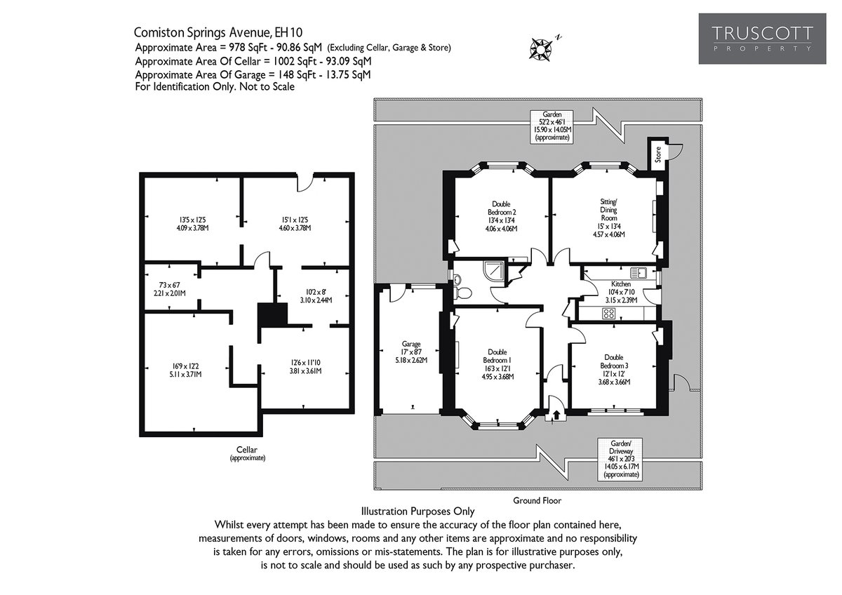 Comiston Springs Avenue #Comiston
- Traditional Detached Bungalow 
- Modernisation and Cosmetic Upgrading now Required 
- Spacious Sitting Room 
- Fitted Kitchen 
- Three Double Bedrooms 
- Shower Room 
- Large Attic 
- Cellar Storage 
- Mature Private Gardens 
- Single Garage