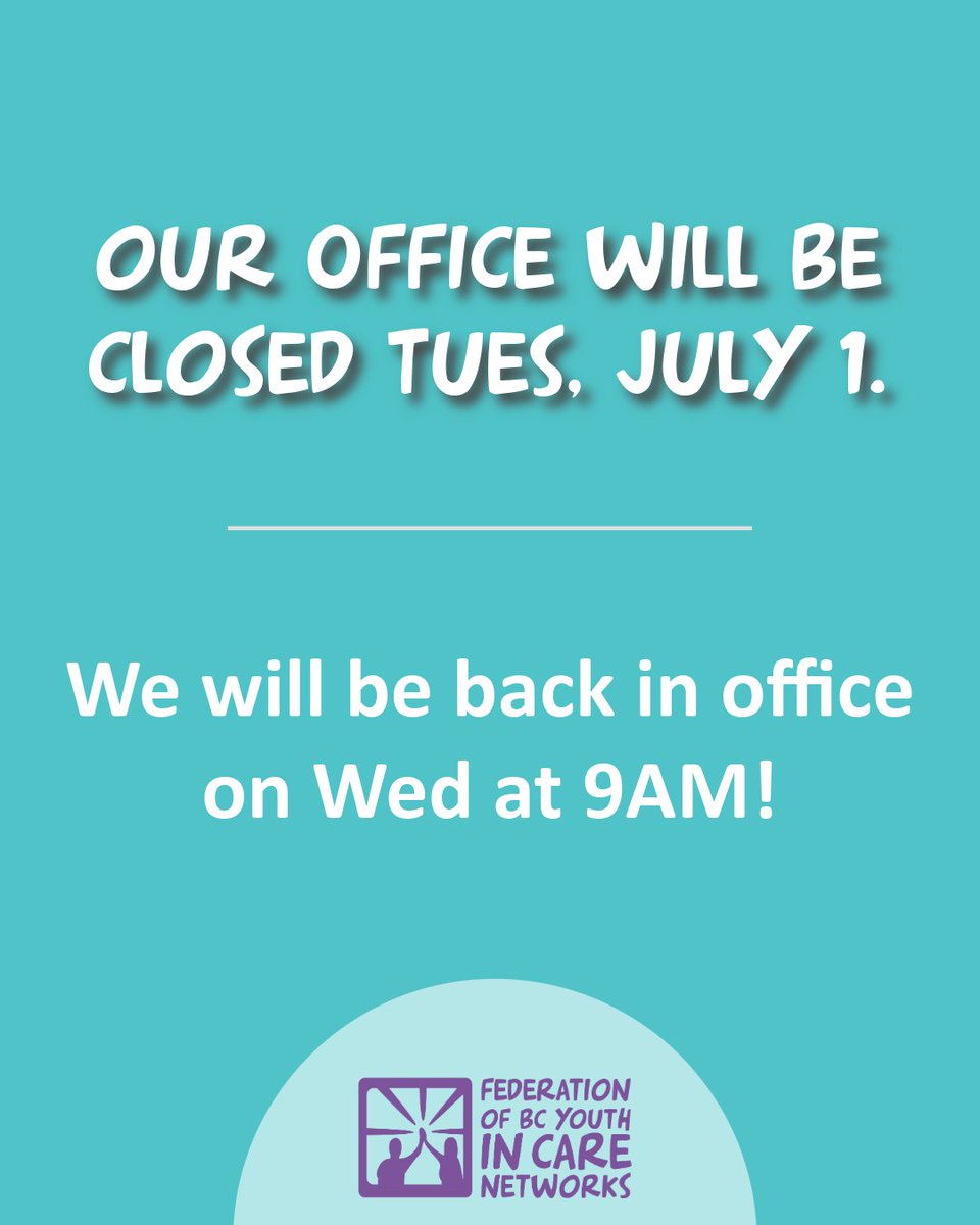 The Fed office will be closed on Tues, July 1 and will re-open on Wed, July 2 at 9AM . We look forward to reconnecting when we return.