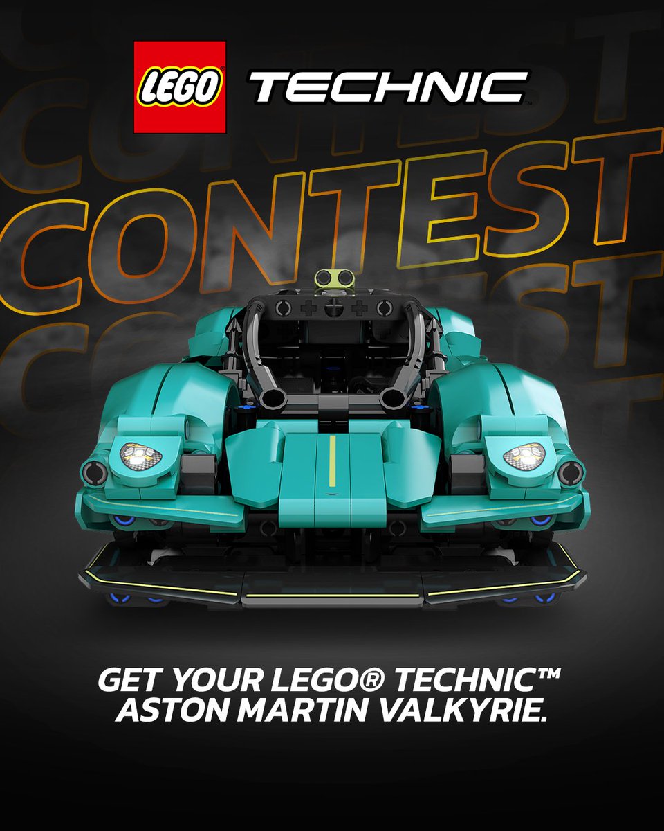 Want to unlock the new LEGO Technic Aston Martin Valkyrie?
Here’s your chance! Participate in our giveaway where 4 lucky winners have a chance to get their hands on a free unlock alongside 1M Credits and 500 Tokens! 
gleam.io/Q5nqK/lego-tec…