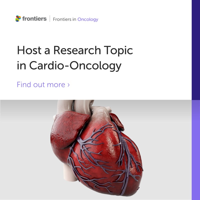 FrontOncology's tweet image. 🌟 Host Your Own Article Collection in Cardio-Oncology 🌟 

Interested in curating a collection on your favorite topic? Host with us and showcase important research to a wider audience! 

Apply here 👉 frontiersin.org/research-topic…