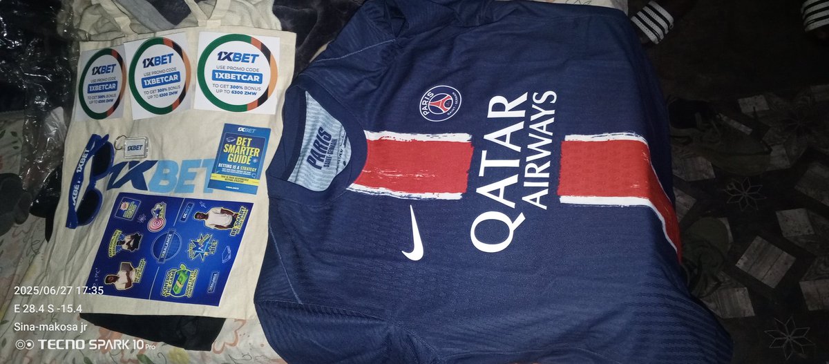 Thank you <a href="/1xBet_Zambia/">1XBET Zambia</a> I received the jersey kalili