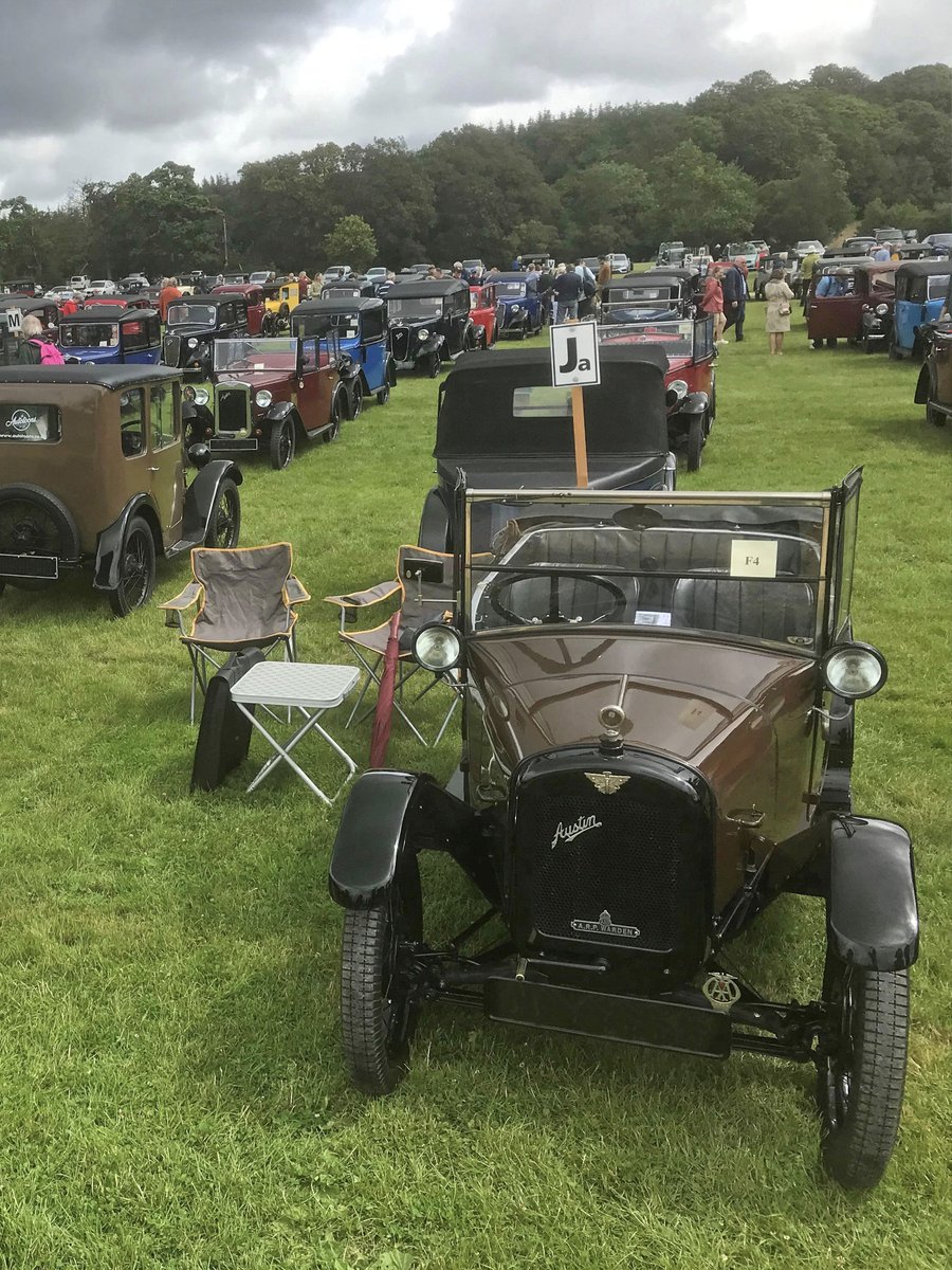 Good morning from the National Austin Seven Rally! 🎩🤩

Why not take a wander round and explore all of the charming Austins and pre-1975 cars on display? There's plenty to enjoy, including an Austin autojumble, driving skills tests and a concours competition! 🏆