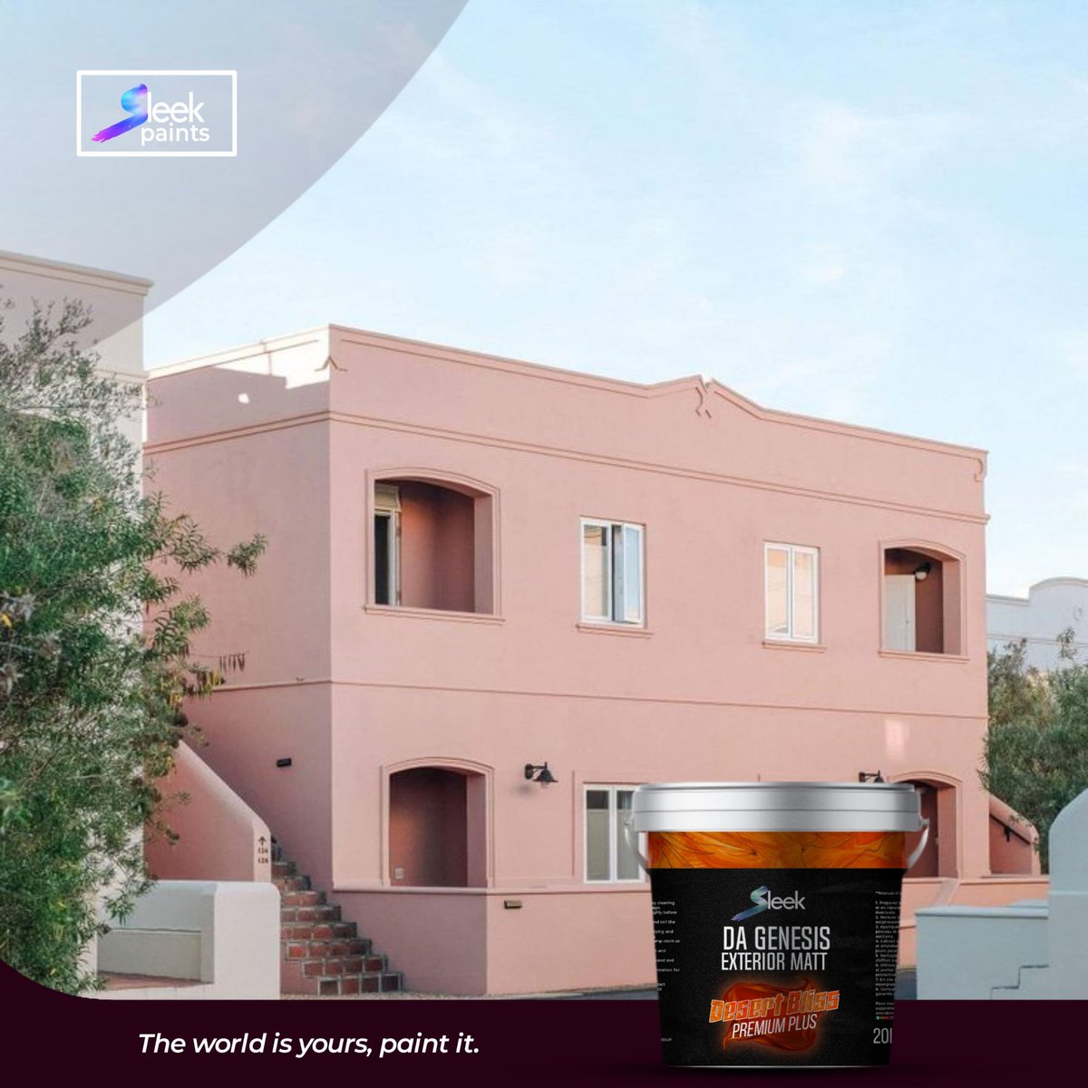 SleekPaint's tweet photo. Your home's exterior can shine in Dusty Rose with a stunning, eco-friendly finish!

Tag a friend, who tags a friend, who tags another friend to grab Dusty Rose paint from us today! 😇✨

DM us @sleekpaint to order!

#sleek #sleekpainting #painting #pain#theworldisyours #dustyrose https://t.co/Je6AjCEY1w