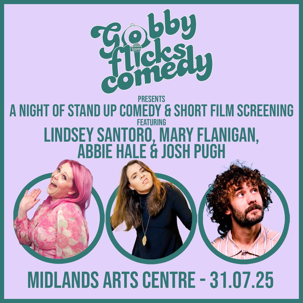 Dan Trueman (@dantrueman_) on Twitter photo Our next Gobby Flicks Comedy night is now on sale at <a href="/mac_birmingham/">Midlands Arts Centre (MAC)</a>
Join us, Lindsey Santoro, Mary Flanagan and <a href="/JoshPughComic/">Josh Pugh</a> as well as a short film by a Brummie filmmaker!
See you there!
.
<a href="/GinaLyons/">Gina Lyons</a> Our next Gobby Flicks Comedy night is now on sale at <a href="/mac_birmingham/">Midlands Arts Centre (MAC)</a>
Join us, Lindsey Santoro, Mary Flanagan and <a href="/JoshPughComic/">Josh Pugh</a> as well as a short film by a Brummie filmmaker!
See you there!
.
<a href="/GinaLyons/">Gina Lyons</a>