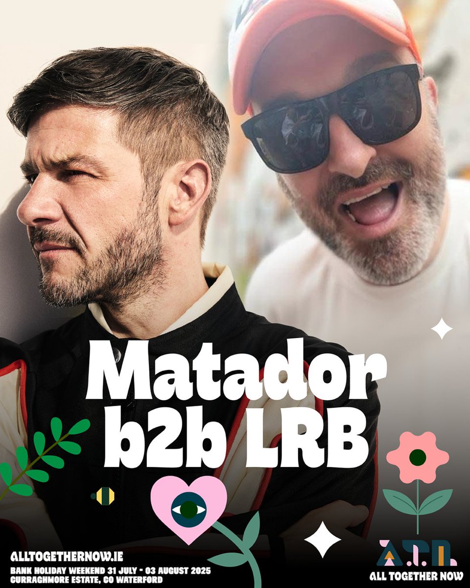 This August we’re making our return to Ireland for a very special show at All Together Now

We’re so glad to be part of one of this one and have called in our good friends Matador &amp; LRB to join us on the day, see you there! 📷
