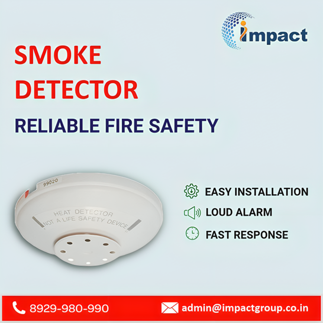 firehelpline's tweet photo. Smoke Detector – “Reliable Fire Safety”
You can’t see smoke in your sleep. But this little device will.
✅Loud alarm. ✅Easy installation. ✅Fast response.
Install a smoke detector today. Save a life tomorrow.
#SmokeDetector #FireAlertSystem #ImpactGroupIndia #LifeSavingDevice https://t.co/7u9sU1y43L