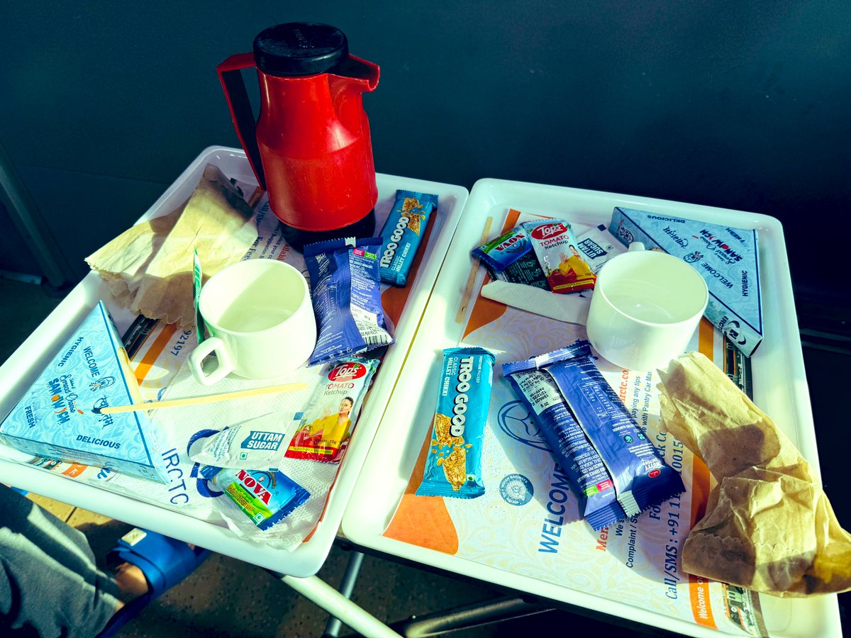 Benjamin Yepthomi (@yepthomiben) on Twitter photo Truly experiencing how Indian Railways has been drastically transformed under Hon’ble Prime Minister <a href="/narendramodi/">Narendra Modi</a> ji’ s leadership.
From improved onboard services to better hygiene and quality meals — the journey reflects the New India vision on tracks.
Kudos to Union Minister Truly experiencing how Indian Railways has been drastically transformed under Hon’ble Prime Minister <a href="/narendramodi/">Narendra Modi</a> ji’ s leadership.
From improved onboard services to better hygiene and quality meals — the journey reflects the New India vision on tracks.
Kudos to Union Minister