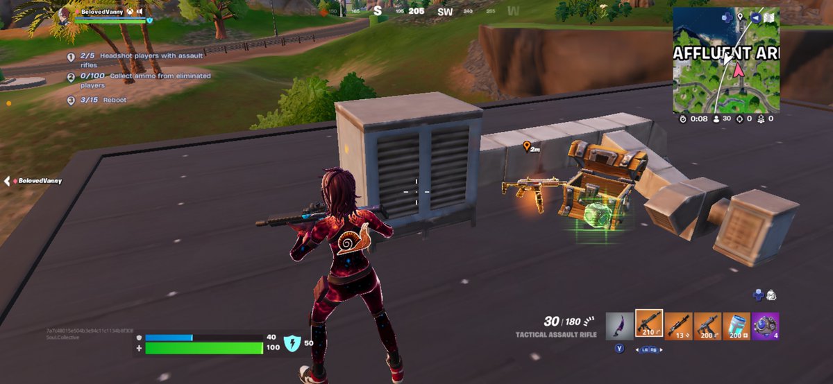 GuildedSoul's tweet photo. Shout out to @SnailFortnite for the insane luck your locker gave me. 
Game just started and I was pulling nothing but legendary chances. 

My duo got a bit jealous https://t.co/64r6MAlpVP