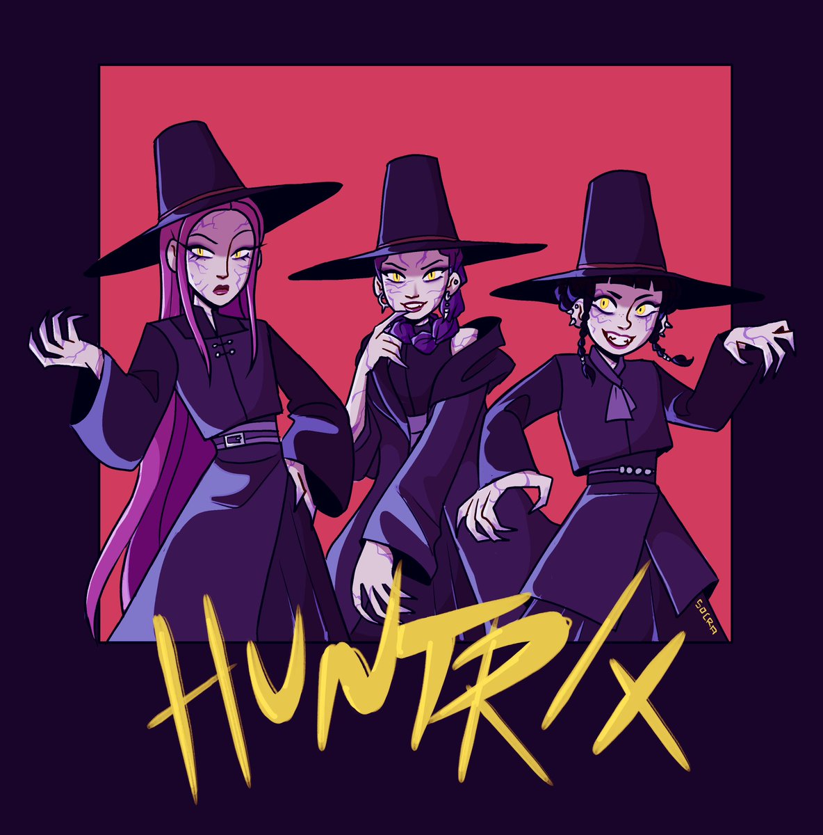 Meanwhile, in another universe…
#KPOPDEMONHUNTERS #kpopdemonhuntersfanart #HUNTRIX #sajaboys