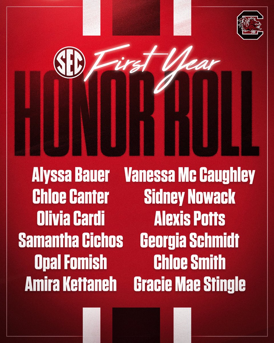 Gamecock Equestrian (@gamecockeq) on Twitter photo Have some studious Equestrians on our hands ๐ค๐
Congrats to all our <a href="/SEC/">Southeastern Conference</a> First Year Academic Honor Roll members!! Have some studious Equestrians on our hands ๐ค๐
Congrats to all our <a href="/SEC/">Southeastern Conference</a> First Year Academic Honor Roll members!!