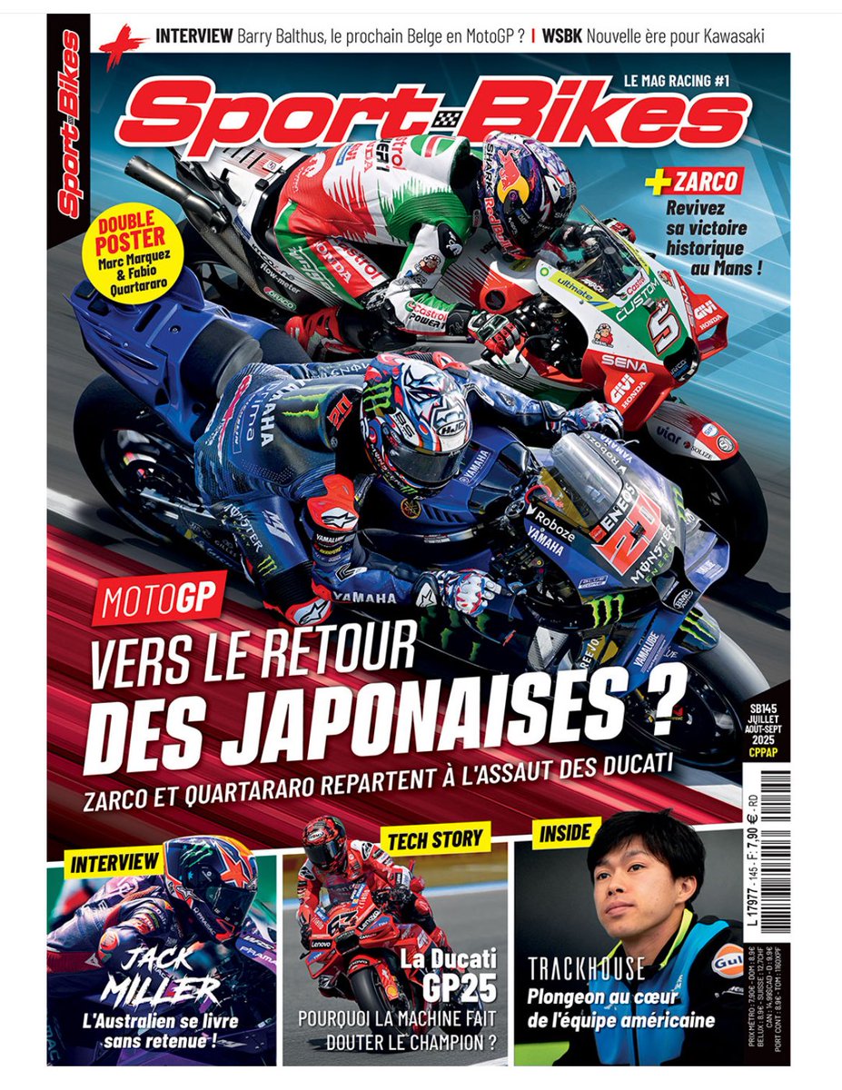 Je sors mon deuxième Sport-Bikes aujourd’hui. Petit à petit j’y applique ma pâte et j’en suis super content. J’ai essayé de faire des ITW percutantes, et de sortir de l’aspiration de la presse moto traditionnelle. C’est un début, mais l’idée du mag est aussi d’ouvrir des debats.