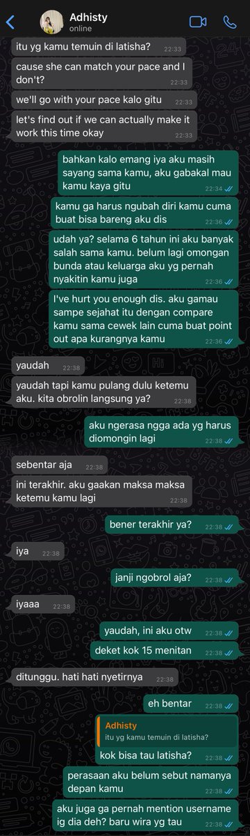 seokjinjuseyyo's tweet image. 🏠 ya inilah penyesalan cewek yg punya mantan semantap bara

note: maaf updatenya boyot bgt. di dunia fiksi ini masih satu hari yg sama ya