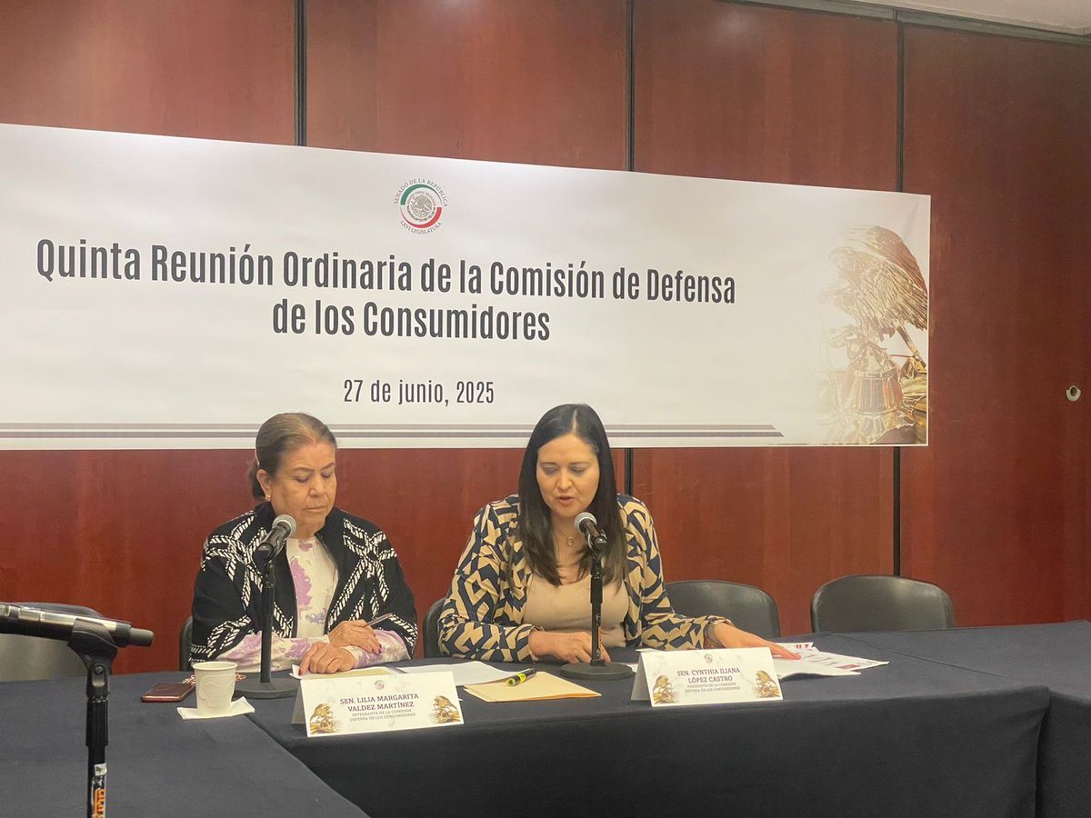 El trabajo legislativo no se detiene, este viernes iniciamos con la quinta reunión ordinaria de la Comisión de Defensa de los Consumidores que preside la senadora Cynthia López Castro.