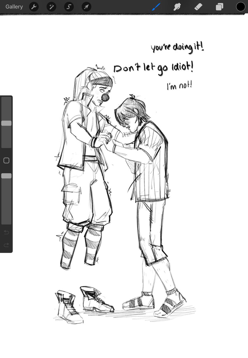 I feel it took him a while to figure out he could detach his feet and fly. 

Shuggy wip 🎪🍶