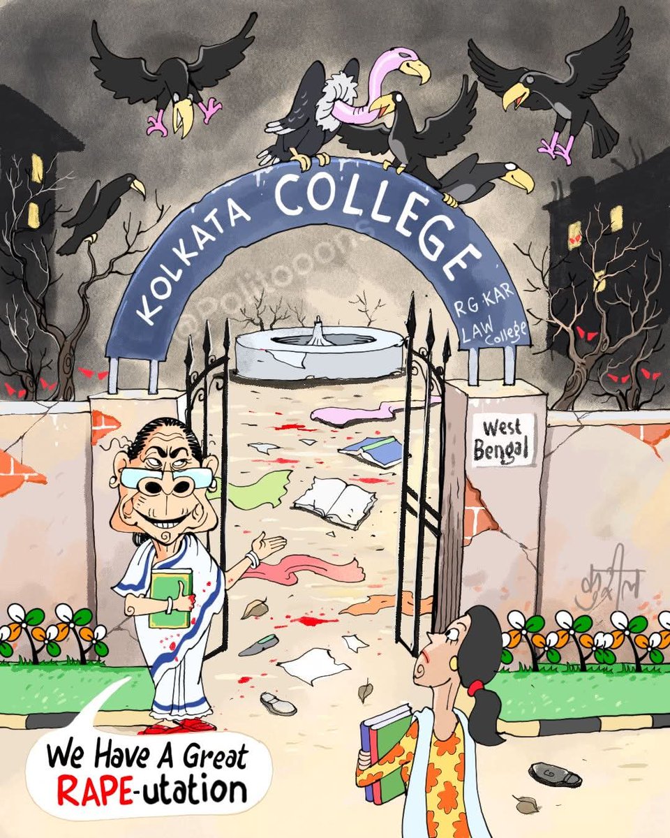 ashishtomar3108's tweet image. After RG Kar Medical College, Now gang-rape inside #Kolkata Law College,,right near the #TMCP union room
And #MamataBanerjee ? Silent again
Accused: #Trinmool&apos;s own !
In her era women aren&apos;t even safe inside the colleges
#Kolkatalawcollege #WestBengal