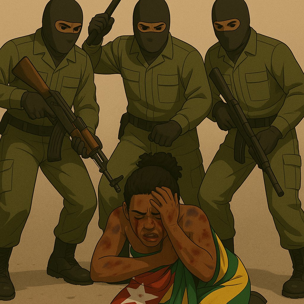 bwishiasbb's tweet photo. In Togo, peaceful protests are taking place from June 26 to 28, and will continue until Faure steps down.
Against an unarmed and defenseless population,
the regime has sent militias and soldiers to beat, shoot, and kill.
People have already died.
#FreeTogo #FaureMustGo #Musk https://t.co/0xjRUjE5jw