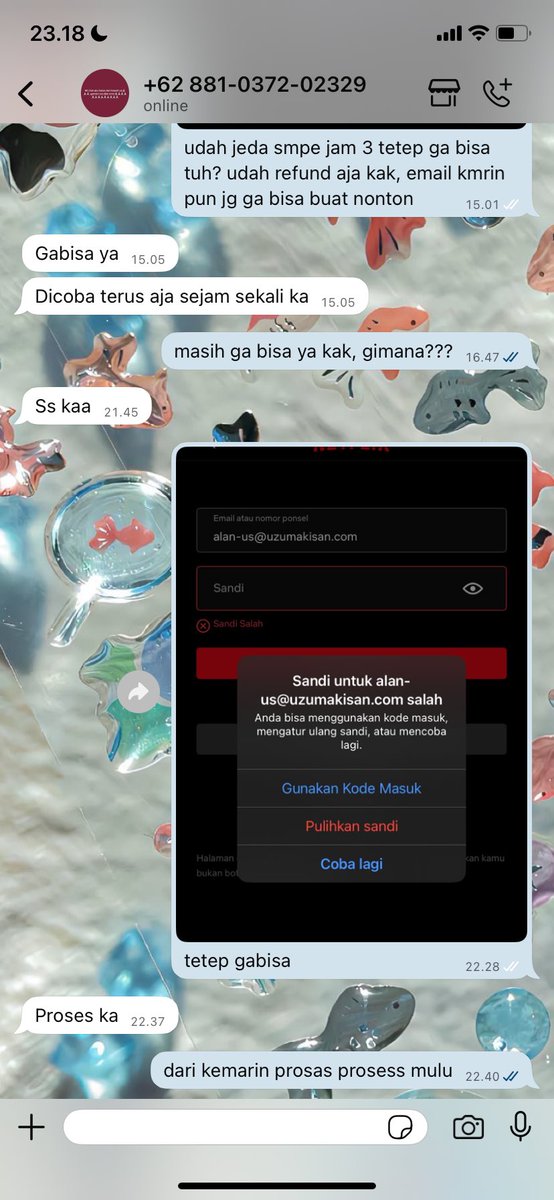Karna gue diblok dan ga dpt refund gue mau spill seller netflix ga amanah.
Pliss buat kalian yg mau beli netflix di @secuwrely hati-hati ya guyss, scammer ngasi akun netflix bodong gabisa login.
Wa 0881037202329
 #zonauang #zonajajan️️