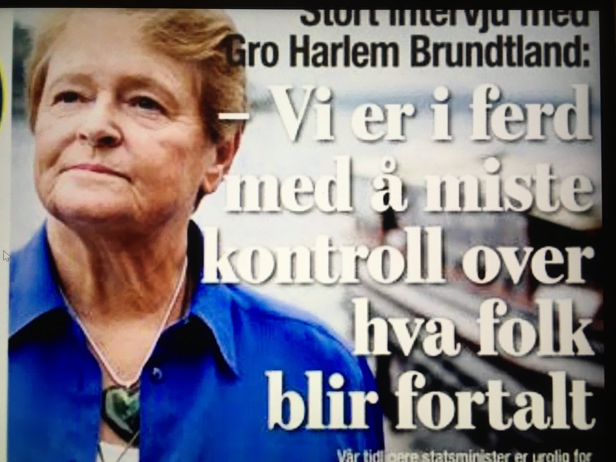 Digital Services Act kan bety total sensur og Gro får det som hun vil. 

Demokrati?

Eller «1984» ?

Godt innlegg fra <a href="/danbychoi/">Danby Choi</a>