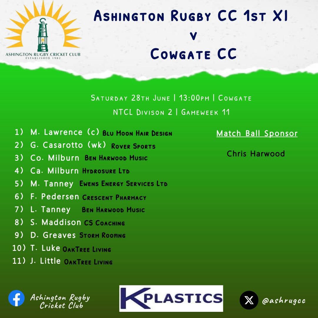 Ashington Rugby CC tweet media