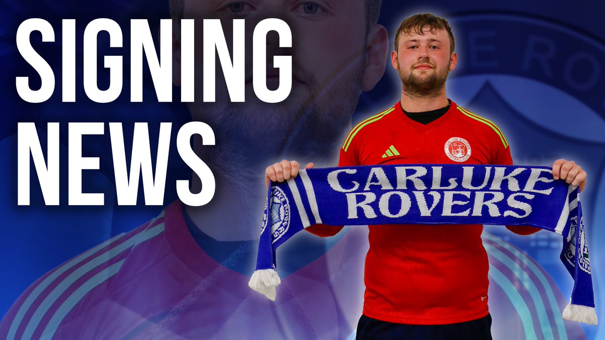Carluke Rovers FC (@carlukeroversfc) on Twitter photo Carluke Rovers are delighted to announce the signing of Eoin Wallace, yet another local Carluke boy, taking us to 6 Carluke lads in the squad.
Eoin is a goalkeeper and joins us from Lanark United.
Welcome to the Rovers Eoin.
Read more - carlukerovers.co.uk/signing-news-1… Carluke Rovers are delighted to announce the signing of Eoin Wallace, yet another local Carluke boy, taking us to 6 Carluke lads in the squad.
Eoin is a goalkeeper and joins us from Lanark United.
Welcome to the Rovers Eoin.
Read more - carlukerovers.co.uk/signing-news-1…