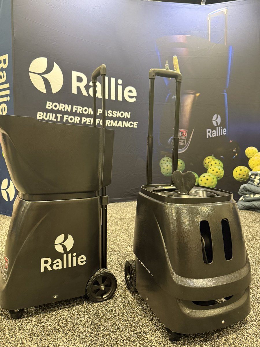 First trade show for <a href="/RalliePB/">Rallie Pickleball</a> - people love our machine. So excited!!!