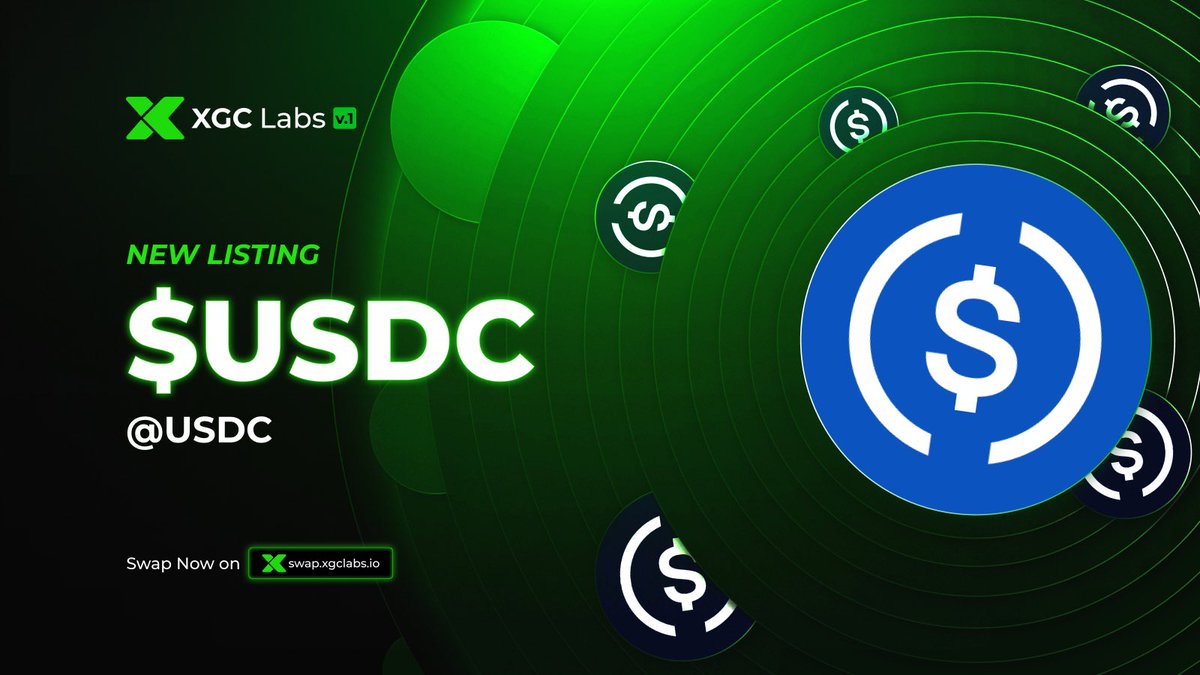 Exciting News! 🚀

<a href="/circle/">Circle</a> is now LIVE on #XGCSwap! 

Swap your $XRP for #USDC with unmatched speed and ease. The simplest swap ever on #XRPL. 

✅ Fast
✅ Secure
✅ Seamless

Don’t miss out! Grab your #USDC now: swap.xgclabs.io/XRP/USDC

💬 Follow <a href="/circle/">Circle</a> for updates!