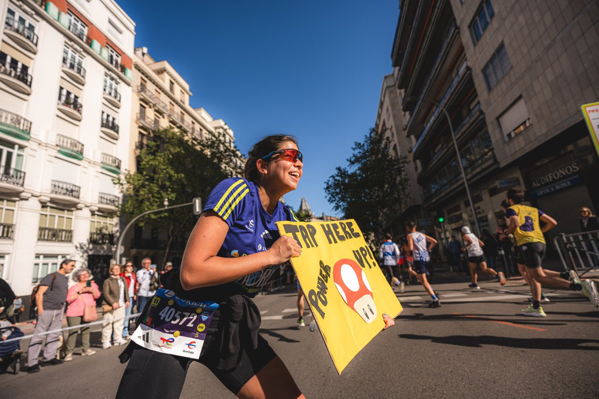 ¿Me das una idea para un rótulo para el año que viene?

---

May you give me an idea for a sign next year?

#RNRMadrid