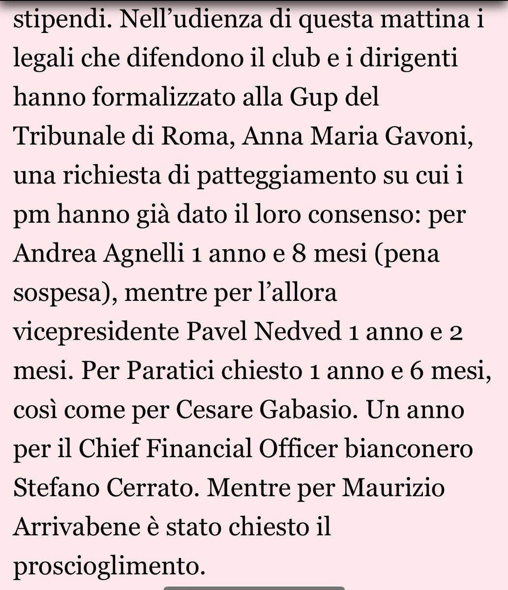 Big Luciano®️ (@moggifake) on Twitter photo Cara <a href="/fondazionejb/">Jdentità Bianconera</a>.
O dai un senso ai 29 € e mandi una letterina agli avvocati dei dirigenti juve che osano chiedere condanne penali da oltre un anno di carcere per i propri clienti.
Oppure ‘sti avvocati stanno lavorando bene e i dirigenti juve meritano la galera.
Facce sapè. Cara <a href="/fondazionejb/">Jdentità Bianconera</a>.
O dai un senso ai 29 € e mandi una letterina agli avvocati dei dirigenti juve che osano chiedere condanne penali da oltre un anno di carcere per i propri clienti.
Oppure ‘sti avvocati stanno lavorando bene e i dirigenti juve meritano la galera.
Facce sapè.