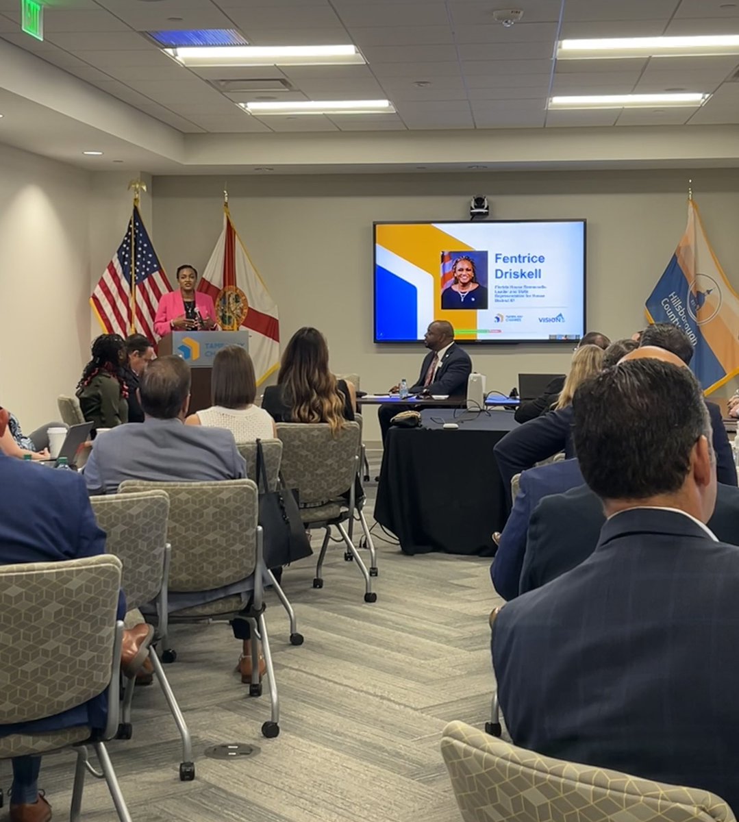 FentriceForFL's tweet image. It was a pleasure to join the @TB_Chamber Board of Directors yesterday morning and provide a legislative update. I'm proud to represent our community in Tallahassee and advocate for policies that support Tampa Bay’s future.