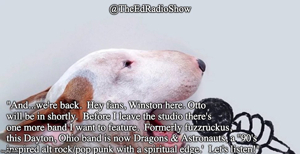 1 of 5

Winston has <a href="/fuzzruckus/">Dragons & Astronauts 🐉🧑‍🚀</a> cued up!